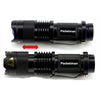 Waterproof LED Flashlight Zoomable LED Torch Penlight